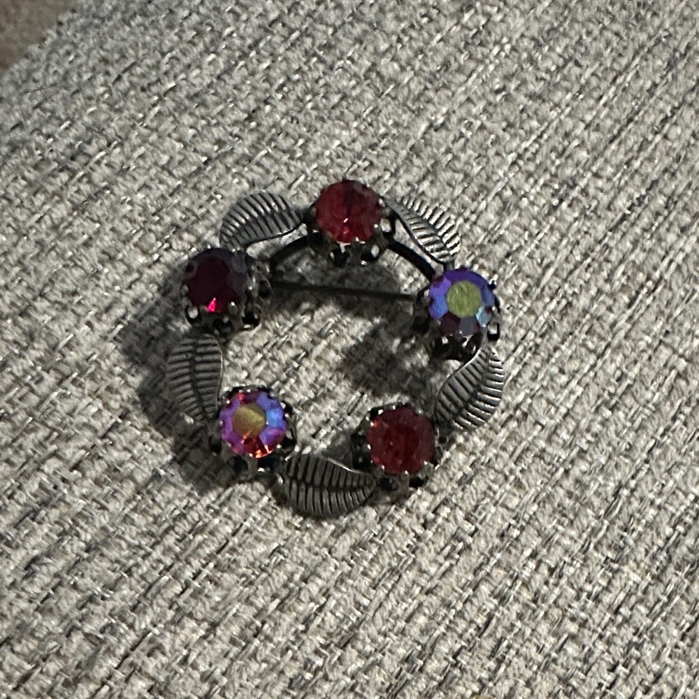 Vintage Austrian Gemstone Brooch